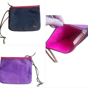 Vintage Dooney & Bourke Wristlet Clutch Pouch Bag